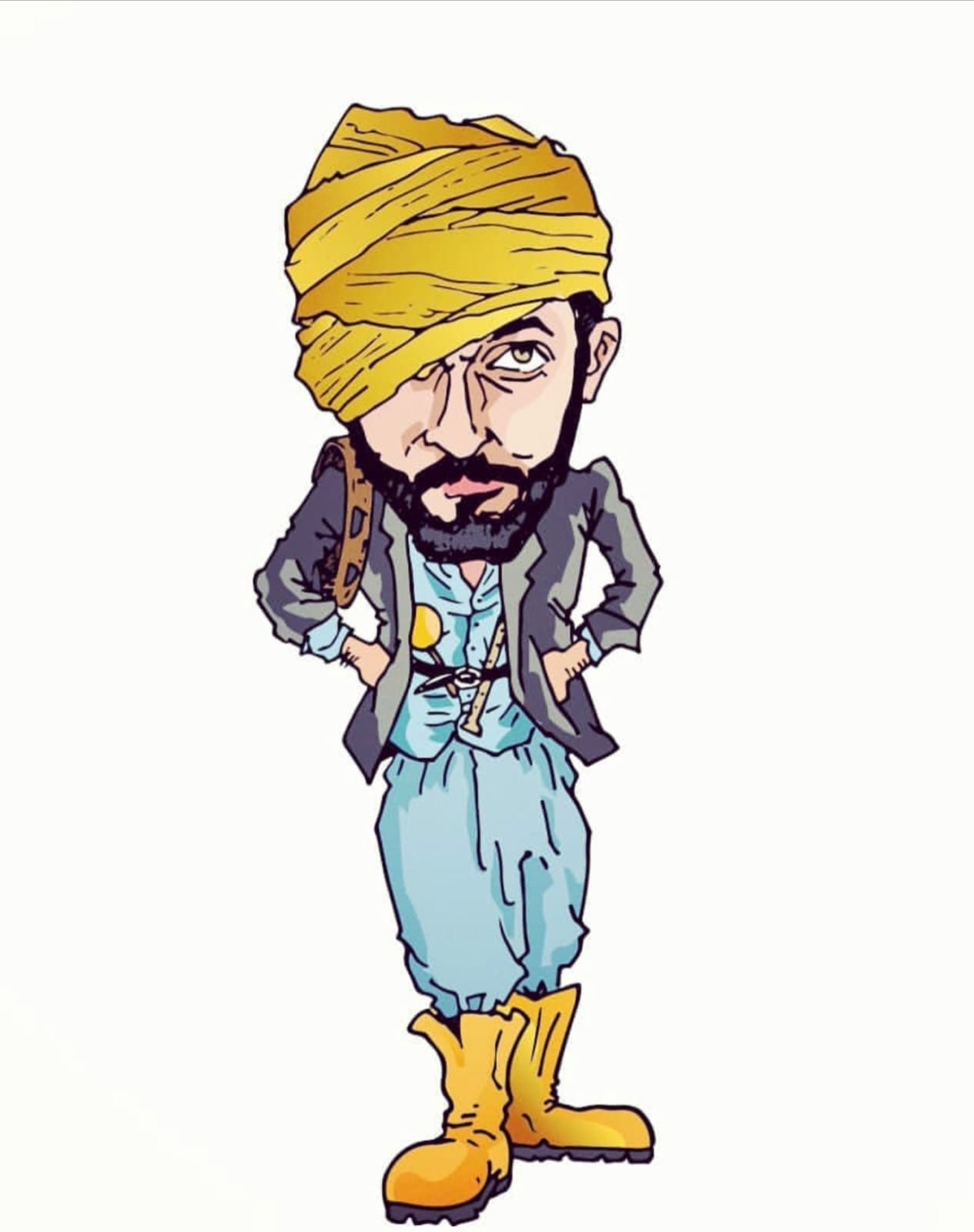 Caricature Mustapha